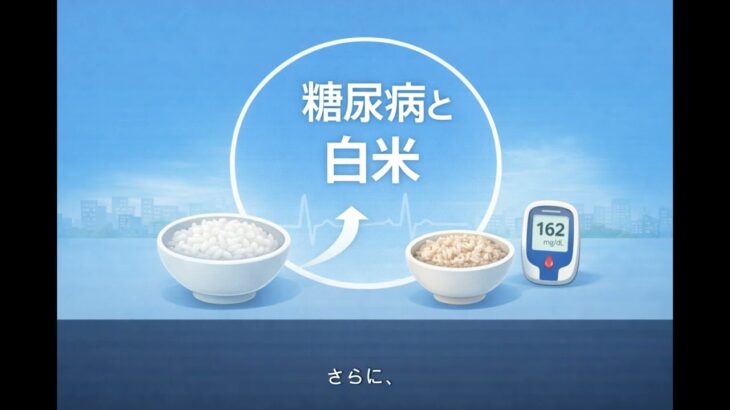 【医師　解説】45　糖尿病と白米