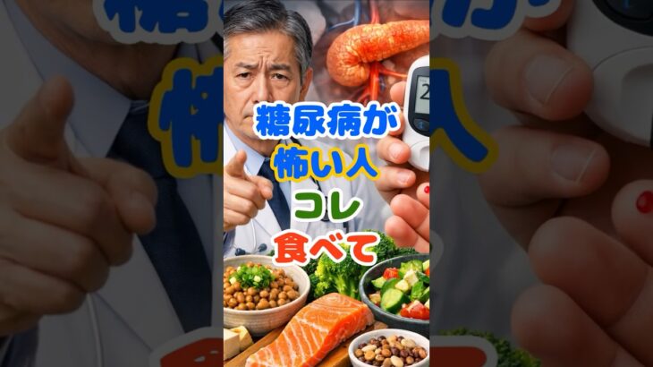 【糖尿病対策】糖尿病が 怖い人 コレ 食べて　45歳から一生食べてほしい！