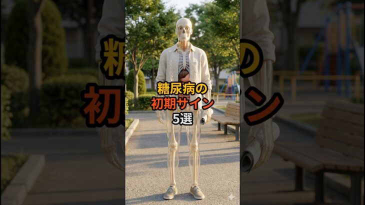 糖尿病の初期サイン5選 #糖尿病#初期サイン#健康雑学