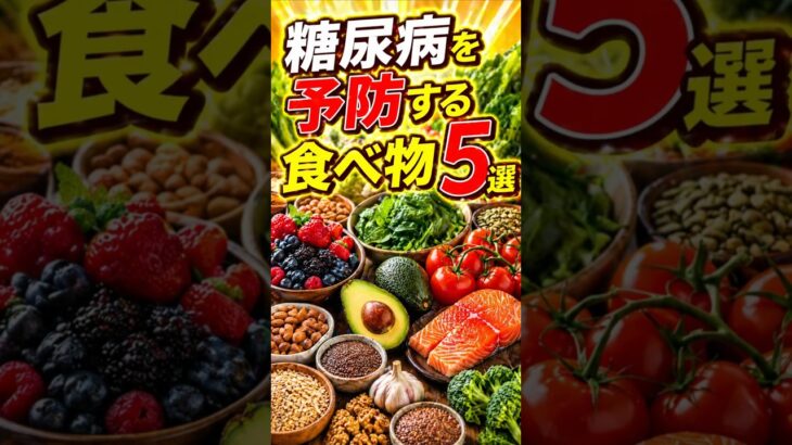実は糖尿病予防に最強の食べ物5選 #健康 #雑学