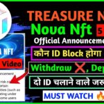 5 April NovaNFT Official Announcement 📢New Update Today | TreasureNFT New Update Today | Withdraw