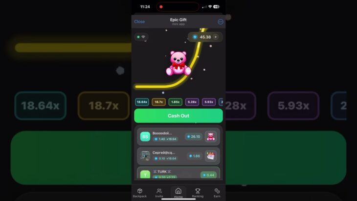 +50$ in 15sec☠️  @epic_gift_bot  #telegram #nft #aviator #plane #ton #durov