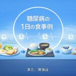 【医師　解説】55　糖尿病の１日の食事例