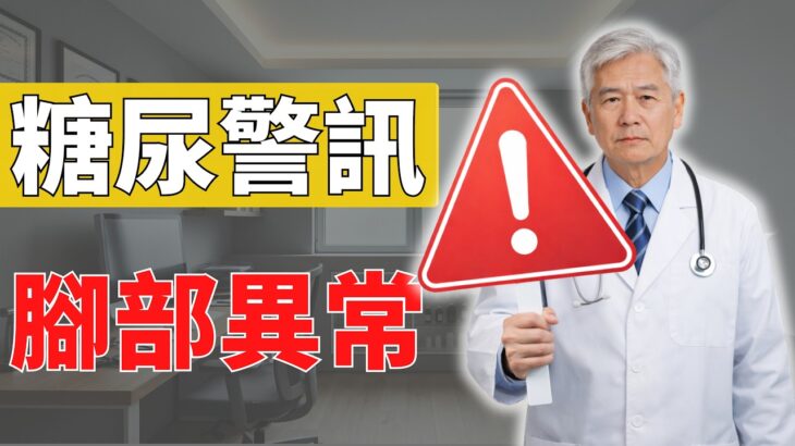 60歲後糖尿病徵兆：很多人容易忽視的腳部異常