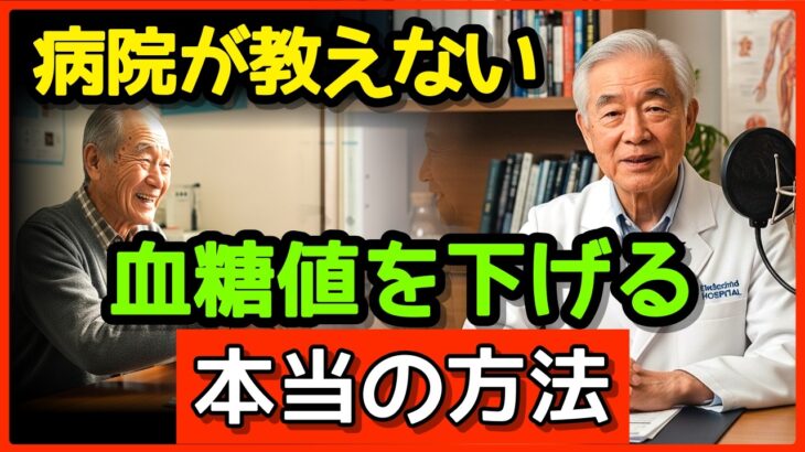 ✨60歳を過ぎても糖尿病は治せる｜「薬に頼らず」血糖値を整える3つの秘訣