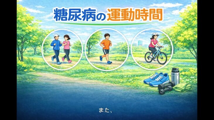 【医師　解説】62　糖尿病の運動時間