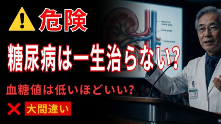【高齢者は要注意】健康でも63％が気づかない糖尿病とは？危険な合併症・血糖値は低いほどいいという誤解・治るのかを医師が解説