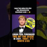 $635K ➡️ $155 😬💀. #LoganPaul #NFT #Crypto #MoneyLoss #Investing