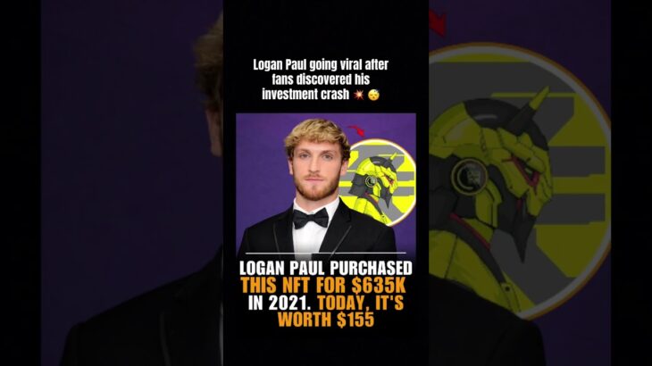 $635K ➡️ $155 😬💀. #LoganPaul #NFT #Crypto #MoneyLoss #Investing