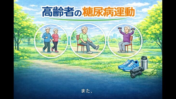 【医師　解説】64　高齢者の糖尿病運動
