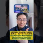 【健康科普】糖尿病人最容易犯的6種錯，傷害心、腦、腎以及大血管！The 6 Most Common Mistakes Diabetics Make  #health #科普 #健康#diabetics