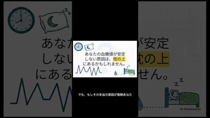 【最新研究】7時間睡眠で血糖値が変わる｜糖尿病×睡眠の科学0 #雑学 #教育 #勉強 #お金