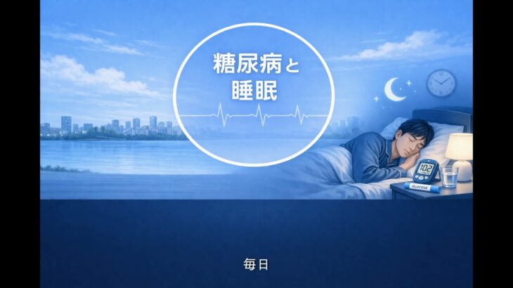 【医師　解説】79 糖尿病と睡眠