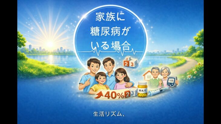 【医師　解説】94 家族に糖尿病がいる場合