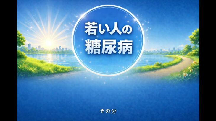 【医師　解説】95 若い人の糖尿病