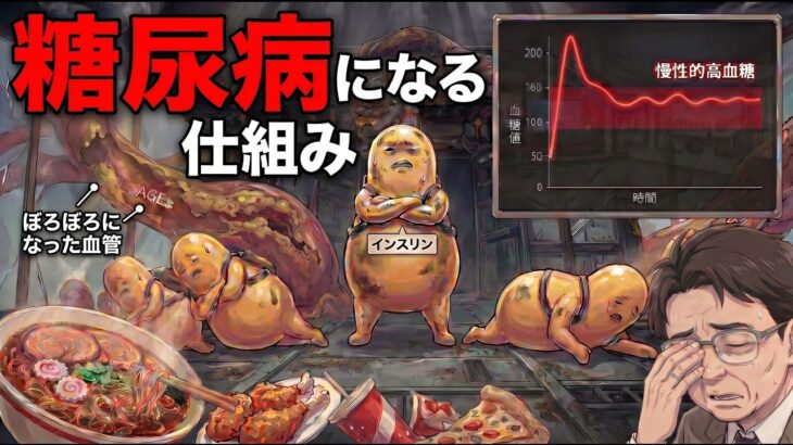 【AIアニメ】糖尿病になる仕組み②