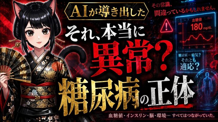 「糖尿病は“病気じゃない”としたら？」AIが導き出した恐ろしい結論