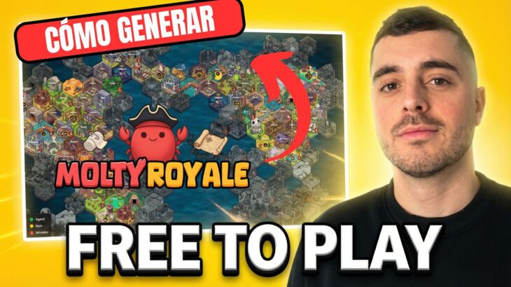 🚀 ATENCIÓN! Nuevo Juego CRIPTO GRATIS con RECOMPENSAS 💥NFT FREE TO PLAY 💥 Molty Royale