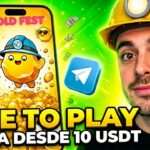 🚀 ATENCIÓN! Nuevo Juego CRIPTO GRATIS con RECOMPENSAS💥NFT FREE TO PLAY 💥 Gold Fest