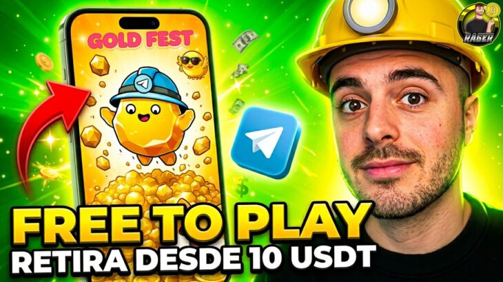 🚀 ATENCIÓN! Nuevo Juego CRIPTO GRATIS con RECOMPENSAS💥NFT FREE TO PLAY 💥 Gold Fest