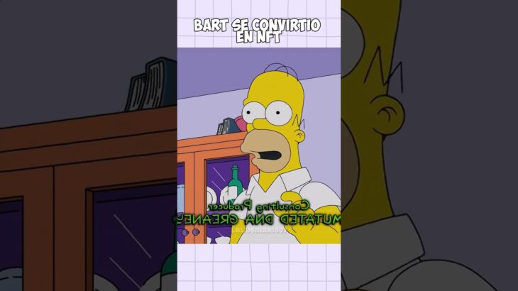Bart se convirtió en NFT #shorts