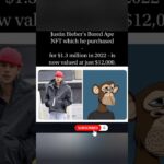 Bieber’s $1.3M NFT crash #JustinBieber #NFT #BoredApe #CryptoCrash #NFTLoss #CryptoNews #Web3