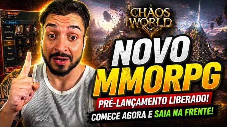 CHAOS W: Novo Jogo NFT MMORPG Grátis – Como Baixar e Garantir Recompensas de Pré-Lançamento!