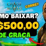 🔥COMO BAIXAR E JOGAR o CHAOS WORLD ? JOGO NFT MOBILE MMORPG GRÁTIS na CROSS em Pré Registro