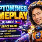 CRYPTOMINES Gameplay Tagalog 🚀 NFT Space Game Guide | Tips + Update + PVU Token Price Discussion