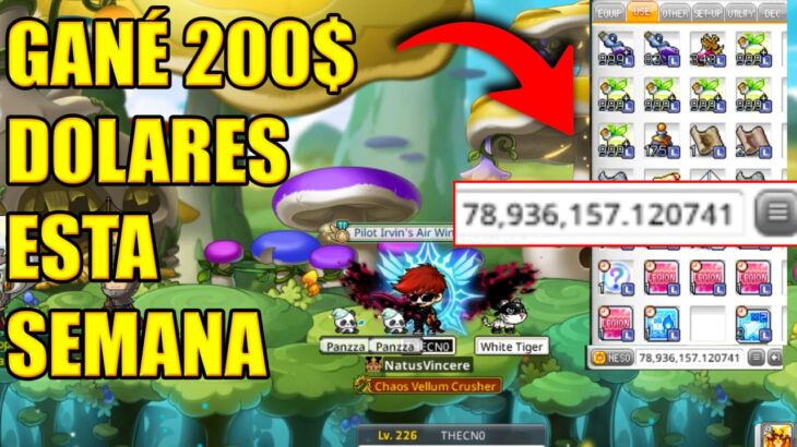 ❗Cómo hice $200 en 7 días en MapleStory N ? | JUEGO NFT FREE TO PLAY 2026 PAGANDO
