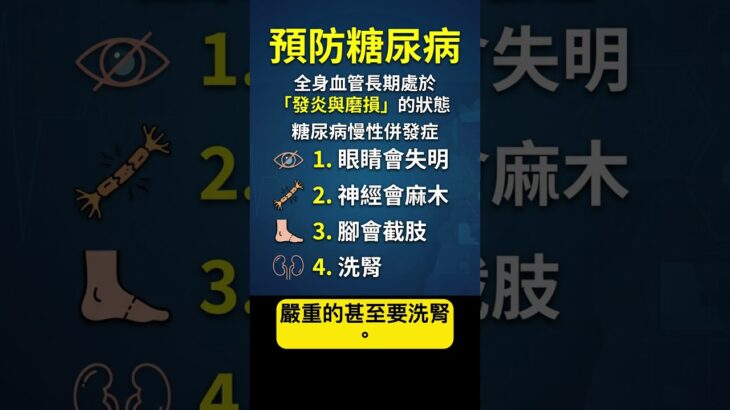 【医師解説】修改體質，預防糖尿病 #修改體質#預防糖尿病#糖尿病#血糖控制#維生素D#腸道菌#GLP1#短鏈脂肪酸#內科醫師#醫學科普#慢性病預防#腎臟健康