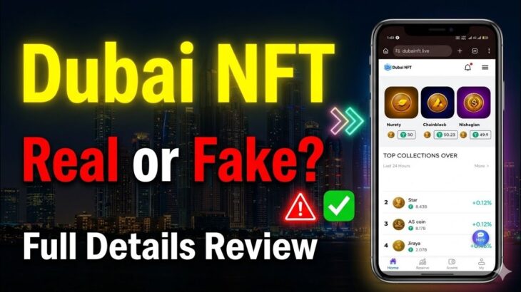 DUBAI NFT | DUBAI NFT EARNING PROJECT | DUBAI NFT REAL OR FAKE | DUBAI NFT APP REVIEW | SCAM ALERT |