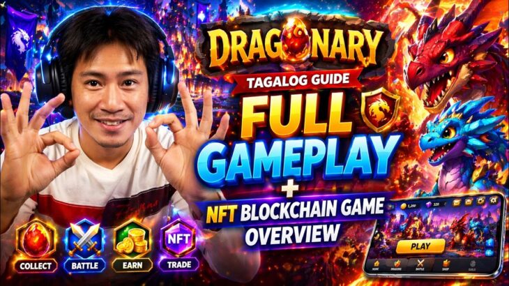 Dragonary Tagalog Guide 🐉 Full Gameplay + NFT Blockchain Game Overview
