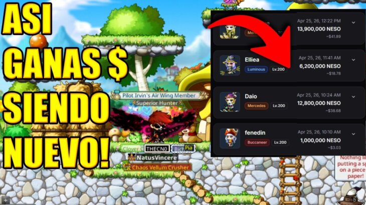 ❗EMPIEZA HOY: Cómo hacer dinero en MapleStory N | JUEGO NFT FREE TO PLAY 2026 PAGANDO