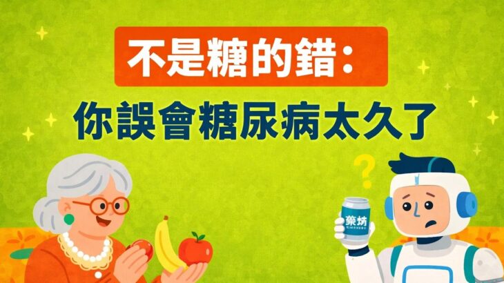 EP01｜不是糖的錯：你誤會糖尿病太久了