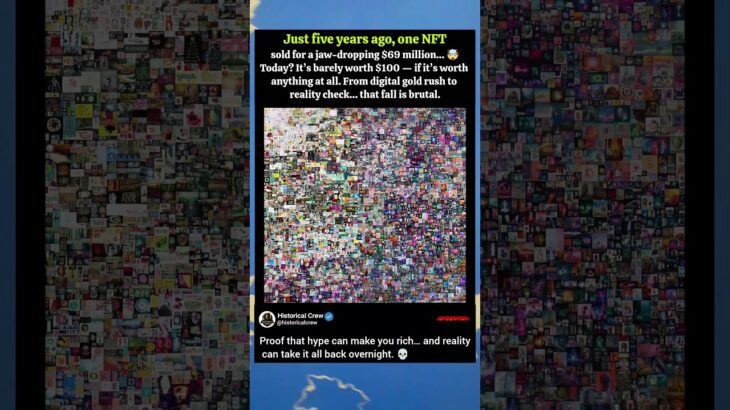 From $69 Million to Almost $0 — The NFT Crash Nobody Saw Coming 😳
