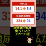 HbA1c14.1→5.6の私を救った『おやつ対策』3選 #Shorts  #糖尿病