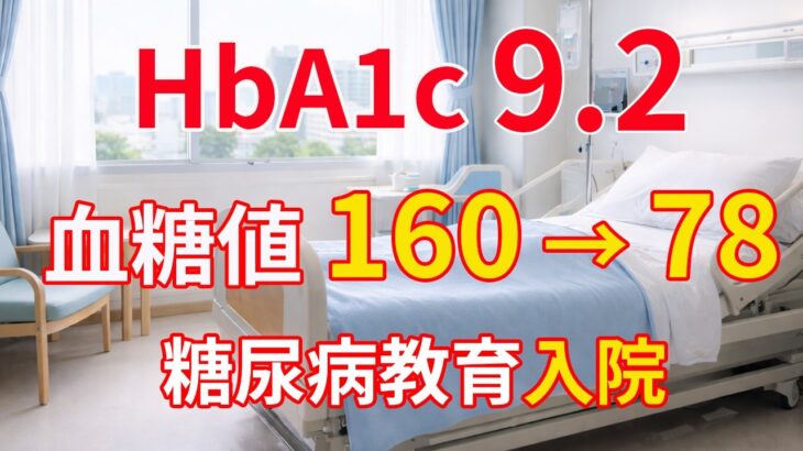 HbA1c9 2　糖尿病教育入院 ・・・１０日間すべて公開
