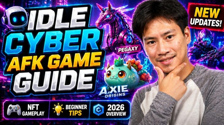 Idle Cyber AFK Game Guide 🤖 | NFT Gameplay, Beginner Tips & Pegaxy + Axie Origins Update