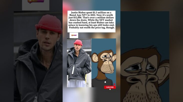 Justin Bieber’s $1.3M NFT Now Worth Just $12K