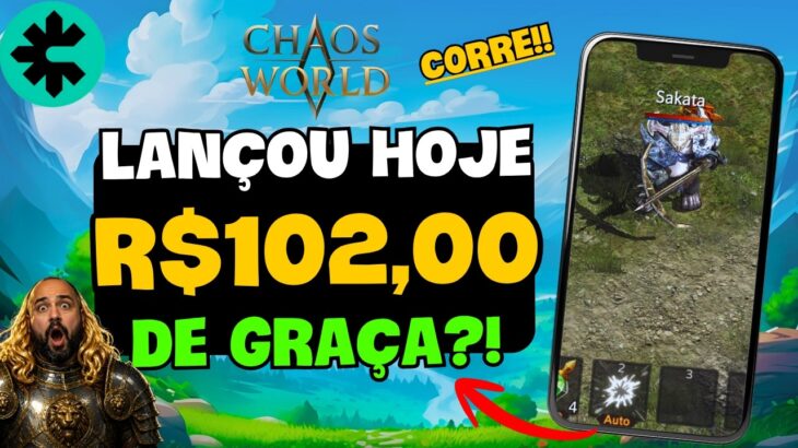 🍀 LANÇOU JOGO NFT GRÁTIS MOBILE MMORPG ! PRIMEIRAS IMPRESSÕES do CHAOS WORLD (FREE TO PLAY)