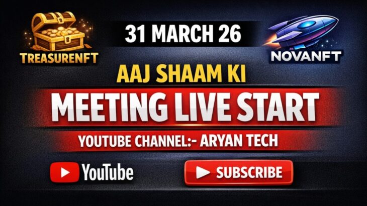 LIVE: TREASURE NFT MEETING | LATEST UPDATES AND INFORMATION