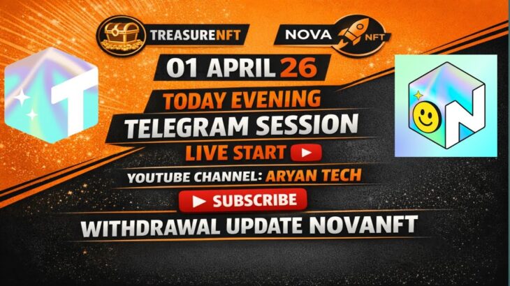 LIVE: TREASURE NFT MEETING | LATEST UPDATES AND INFORMATION | WITHDRAWAL UPDATE NOVANFT