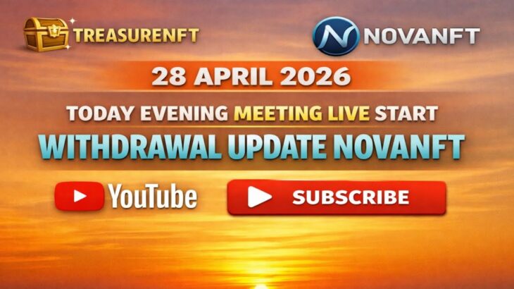 LIVE: TREASURE NFT MEETING | LATEST UPDATES AND INFORMATION | WITHDRAWAL UPDATE NOVANFT |