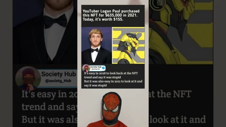 Logan Paul’s $635,000 NFT Now Worth Just $155 – Insane 99% Crash!”