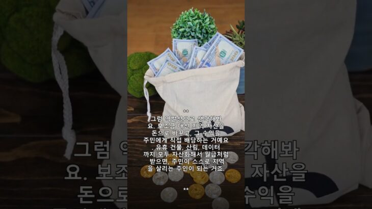 보조금 줄수록 지방이 빈다? 역발상 해법은 NFT 배당금