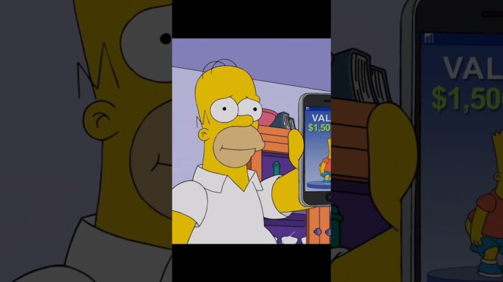Барт превратился в NFT и теперь стоит миллионы 💰 #simpsons #nft #симпсоны