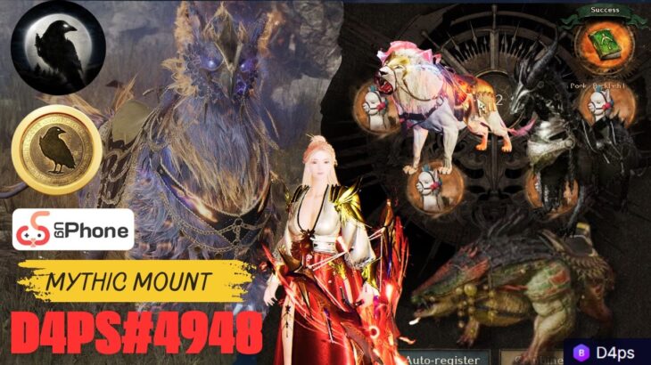 🔴NIGHT CROW | MULTIPLE MYTHIC MOUNT COMBINE + MOUNT EVENT | D4PS#4948 | #nft #mmorpg #games #gaming