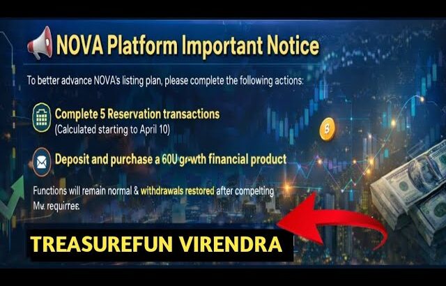 NOVA NFT NEW UPDATE TODAY / BLOCK CHAIN LIVE / #treasurenft #novanft #blockchain #trending #tuft