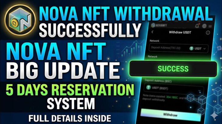 NOVA NFT WITHDRAW SUCCESSFULL | NOVA NFT NEW UPDATE | NOVA NFT WITHDRAWAL UPDATE | NOVA NFT SCAM |